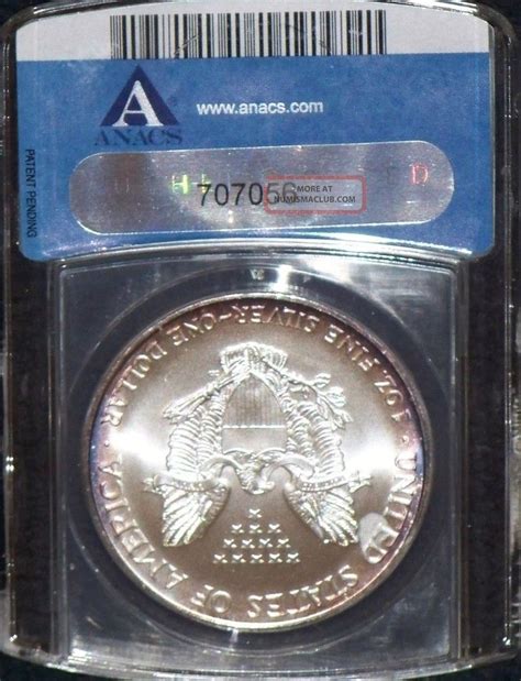 1997 Anacs Certified Ms 69 American Silver Eagle