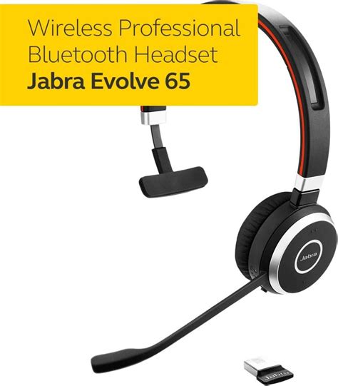 Jabra Evolve 65 Wireless Bluetooth Headset, Audio, Headphones & Headsets on Carousell