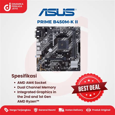 Jual Asus Prime B450m Kii Shopee Indonesia