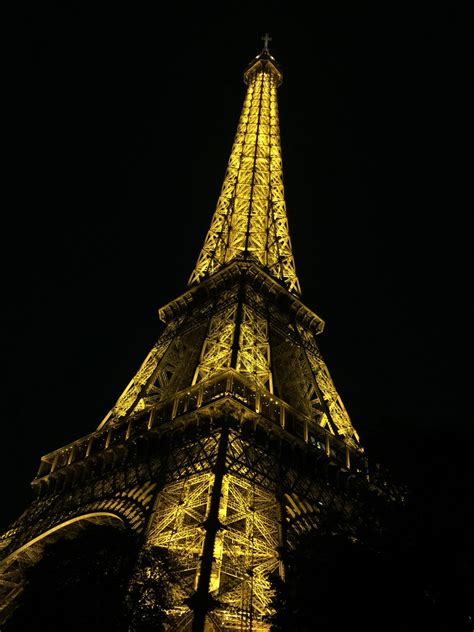 Fotos Gratis Ligero Noche Torre Eiffel Par S Francia Amor Torre