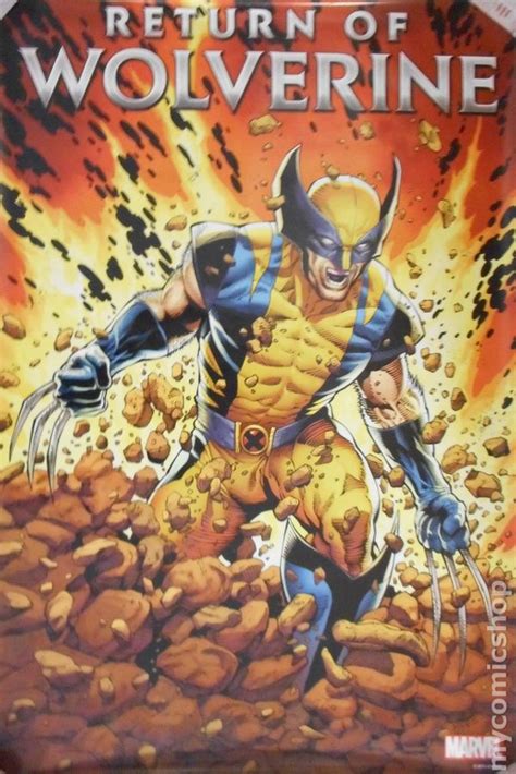 Return Of Wolverine Poster 2018 Marvel By Steve Mcniven Comic Books