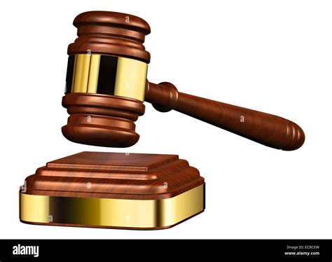 Wooden Judge Gavel Stock Photo Alamy