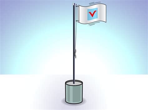 How to Make a Flagpole (with Pictures) - wikiHow