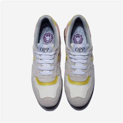 Women Lace Up Suede Sneakers White Opp Official Store