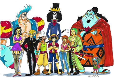 Ten member of the straw hat pirates by heivais on DeviantArt