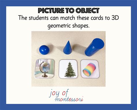 Montessori Geometric Solids Extensions Etsy