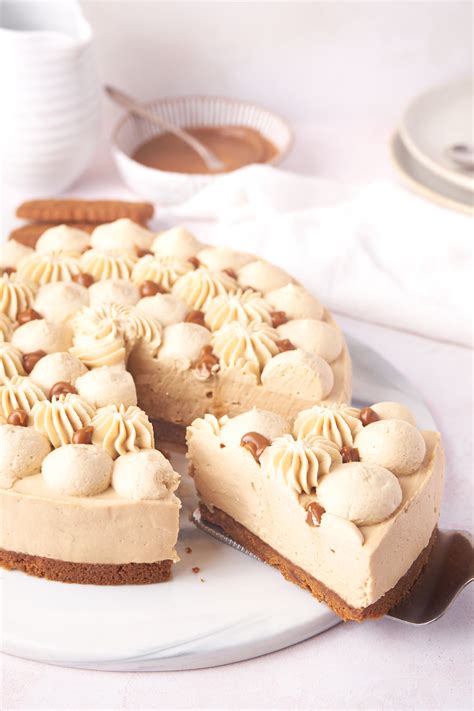 No Bake Biscoff Cheesecake