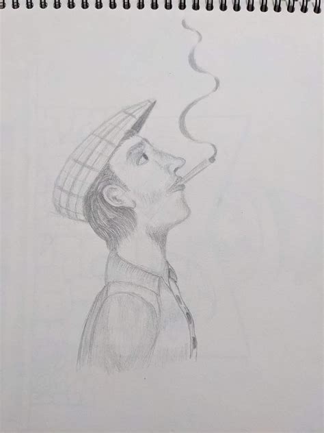 ArtStation - Smoking Guy