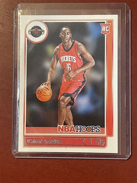 2021 22 RC Usman Garuba Houston Rockets Rookie Card Panini NBA Hoops