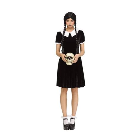 Gothic Girl Adult Costume Wednesday Addams - Cappel's