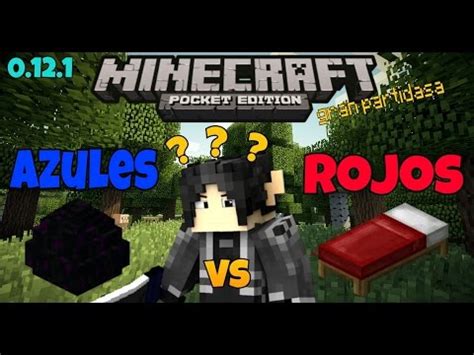 Eggwars Bedwars Rojos Vs Azules Minecraft Pe Gameplay