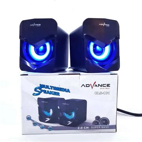 Jual Speaker Advance Dual Bass Cls Lampu Led Biru Bisa Untuk Pc