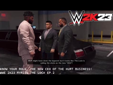 KNOW YOUR ROLE THE NEW CEO OF THE HURT BUSINESS WWE 2K23 MYRISE THE