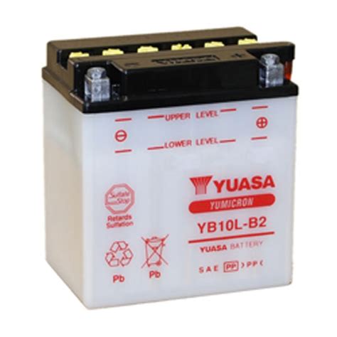 YUASA YB10LB2 12V YuMicron Dry Cell Includes Acid Pack 58 02