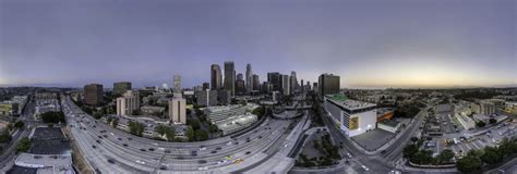 Los Angeles California Downtown Sunset 360 Panorama 360cities