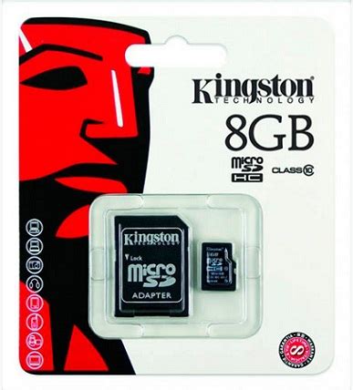 KINGSTON MICROSD 8GB CLASE 10 KINGSTON Tienda Online de Electrónica