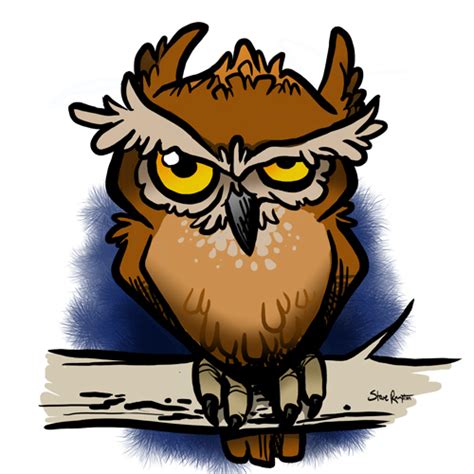 Grumpy Owl By Binarygodcom On Deviantart