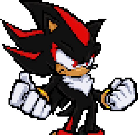 Shadow the Hedgehog (2021) (Battle) - Pixel Art 3 by AndreiRei in 2022 ...