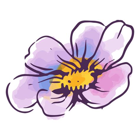 Ícones de watercolor flower em SVG PNG AI para baixar