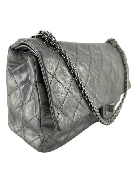 Bolsa Chanel Reissue Prata Original Dfq Etiqueta Nica