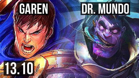 Garen Vs Dr Mundo Top Rank 4 Garen 25m Mastery 813 1300