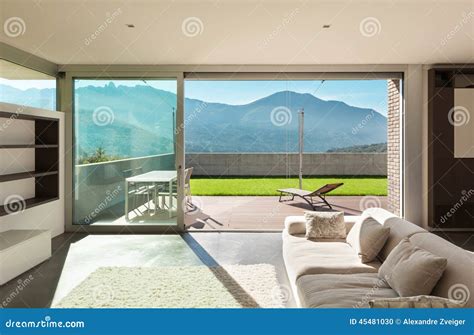 casa moderna interior sala de visitas foto de stock imagem de