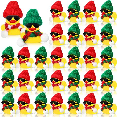 Amazon Syhood 24 Sets Christmas Mini Rubber Duck Bulk With