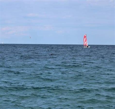 Una Bella Spiaggia Con Vista Mare La Spiaggia E Il Tratto Di Mare