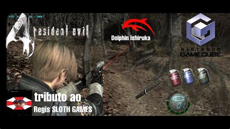 Resident Evil 4 Game Cube Tributo Ao Regis NG Faca Granadas E Pistola