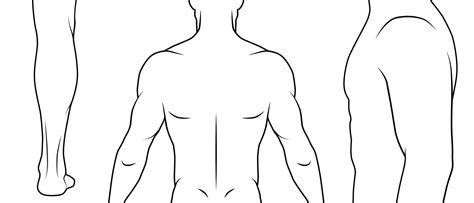 Female Blank Tattoo Body Template