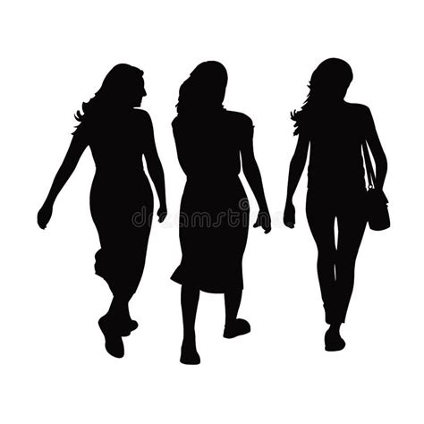 Silhouette Three Women Stock Illustrations 2 240 Silhouette Three