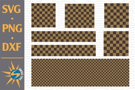 Brown Checkered Pattern Graphic by SVGStoreShop · Creative Fabrica