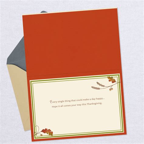 A Day of Happy Thanksgiving Card - Greeting Cards | Hallmark