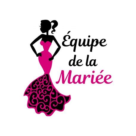 Appliqué Equipe de la Mariée spécial enterrement de vie de jeune fille