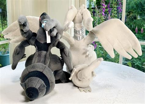 Reshiram Zekrom Plush Pok Mons Pok Mon Center Nintendo Game Freak Ebay