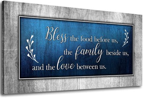 Christian Canvas Wall Art Living Room Wall Decor Canvas Prints Bless