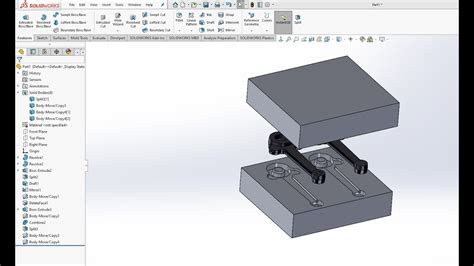 Crank Shaft Connecting Rod In Solidworks Youtube