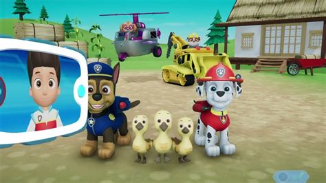 Paw Patrol Todos A Una Salva A Los Patos Gameplay En Espa Ol Youtube