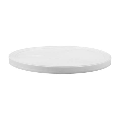 White Lldpe Plastic Tub Lid Single Seal The Cary Company