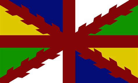 Flag for the union of Portugal, Spain, France and Italy. it's supposed to be beautiful : r ...