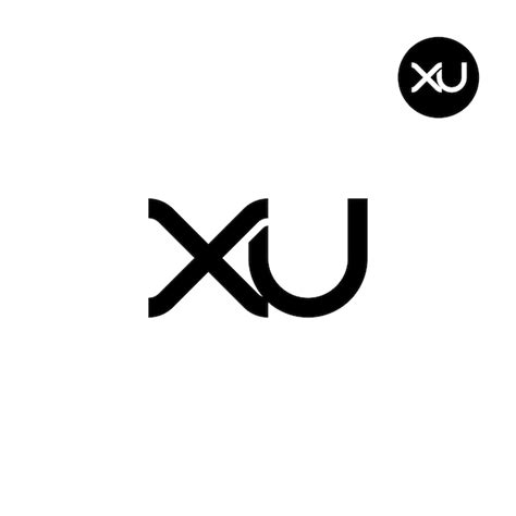 Premium Vector Letter XU Monogram Logo Design