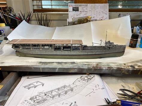 Uss Langley By Rgl Finished Trumpeter 1350 Page 4 Kit