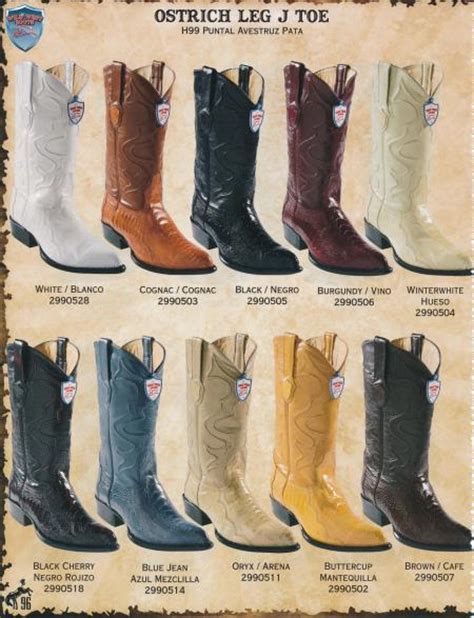 Toe Genuine Ostrich Leg Western Boots Diffcolorssizes