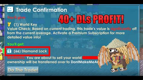 Dls Profit Buy Sell Profitable World Growtopia Youtube