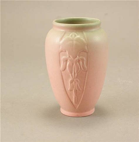 Lot Rookwood Pottery Pink Vase 1928 6