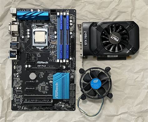 Yahooオークション Asrock マザーボード H97m Pro4 Lga1150＋core I