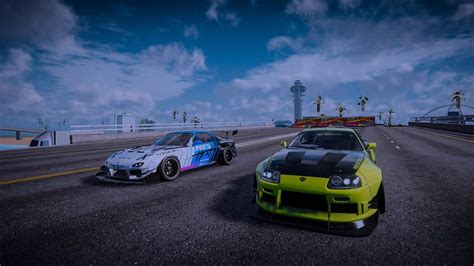 Supra Mk Vs Mazda Rx On Race Drive Zone Online Youtube