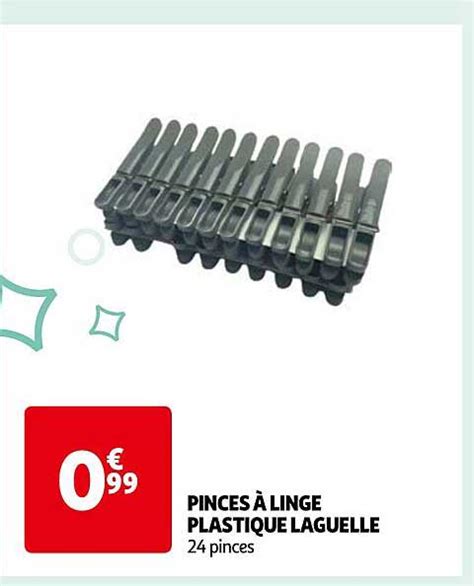 Promo Pinces Linge Plastique Laguelle Chez Auchan Icatalogue Fr