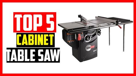 Top Best Cabinet Table Saws Review Youtube