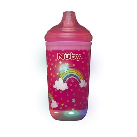 Copo Pisca Pisca Bico Rígido 300ml Rosa Nûby CAJOVIL Copo